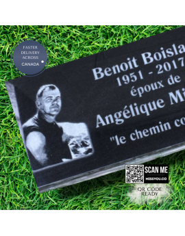 Flat Granite Marker #039